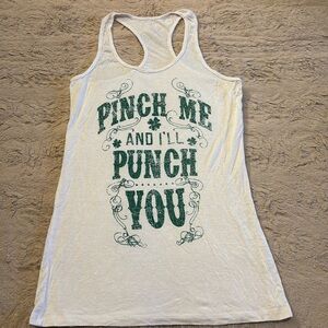 St. Patrick’s Day tank • size S • color bear